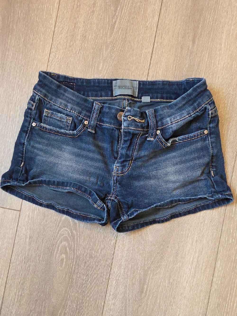 BKE Dark Blue Women's Denim Shorts Stella Size 24